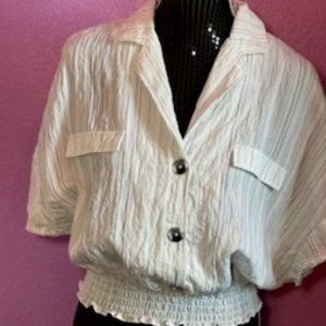 Laundry by Shelli Segal white shirt, medium